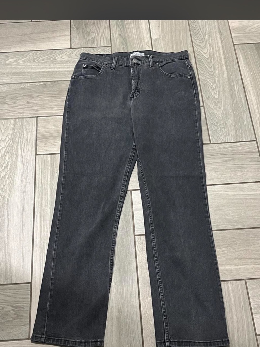 Riders by Lee Women's Straight Leg Jeans - Charcoal Black